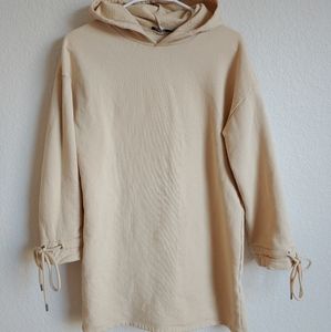 NASTY GAL Tan Sweater Dress